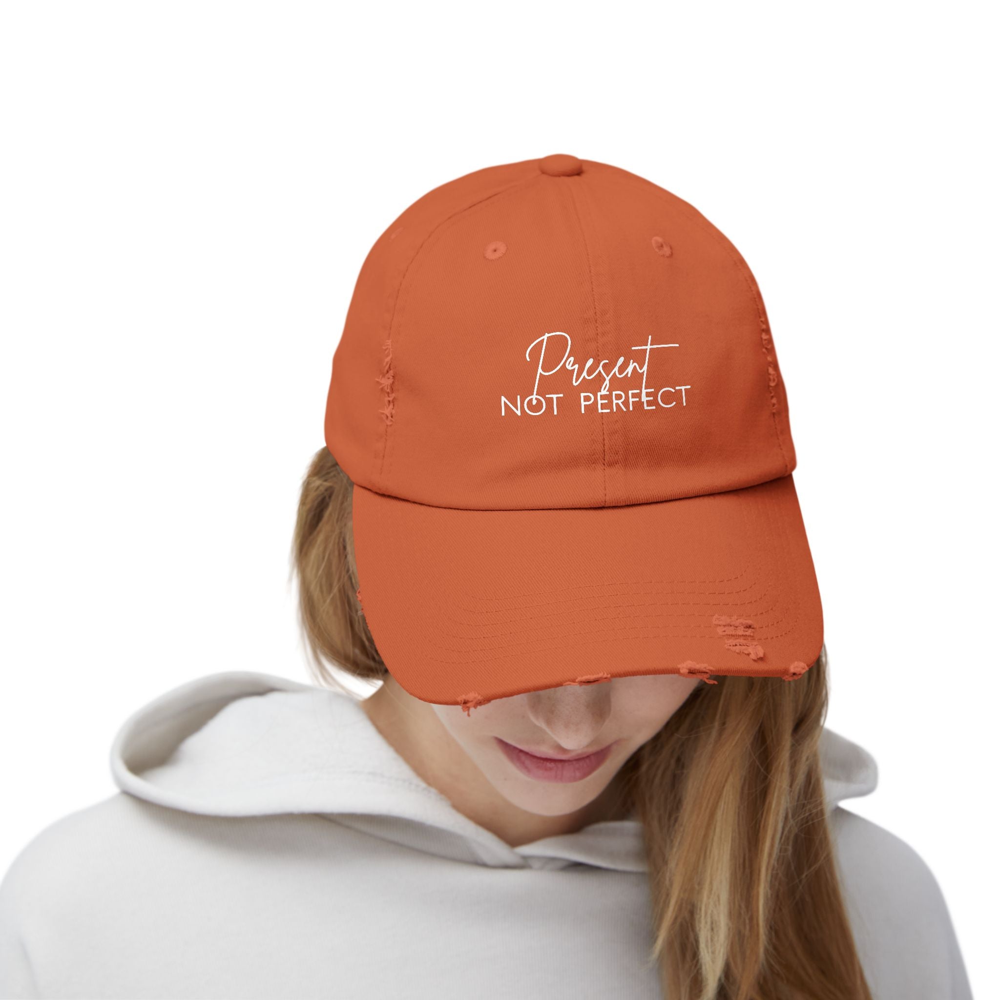 Distressed Cap - Trendy Unisex Hat for Casual Wear