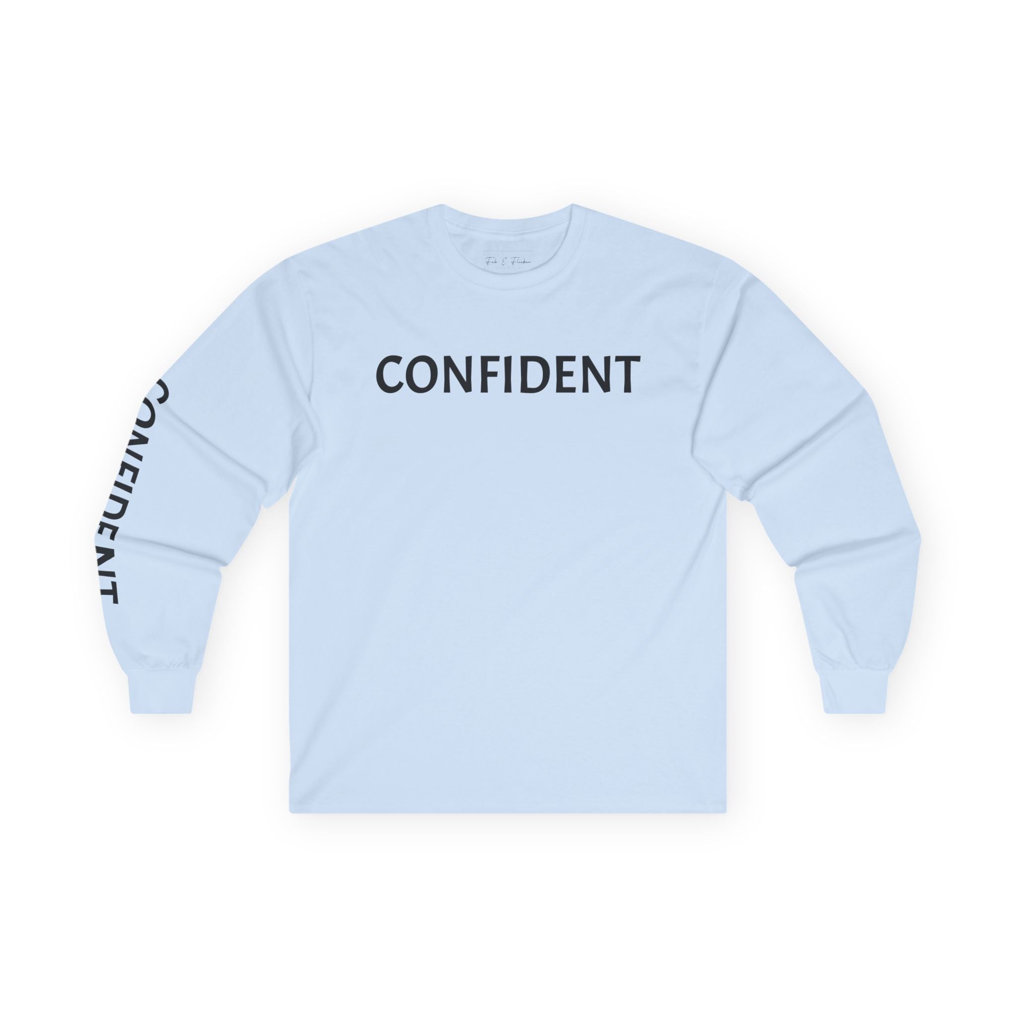 Inspirational Long Sleeve Tee - Confident