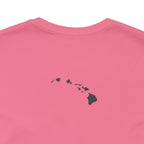 Hawaii Aloha State Unisex Jersey Short Sleeve Tee, Various Colors, Breathable Fabric