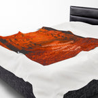 Velveteen Plush Blanket - Autumn-Inspired Cozy Fall Decor and Inspirational Quote Throw