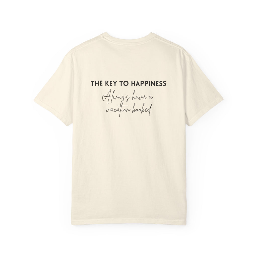Comfort Colors Garment-Dyed Travel T-Shirt - 'We Trippin' & 'The Key to Happiness'