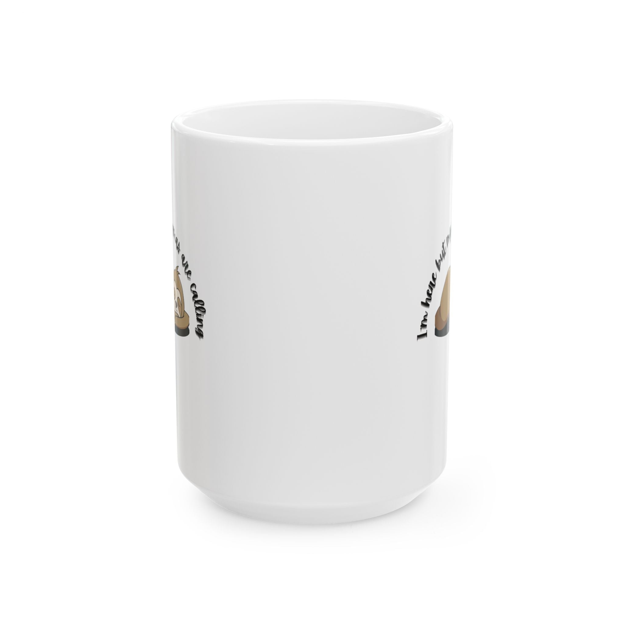 Sleepy Sloth Ceramic Mug