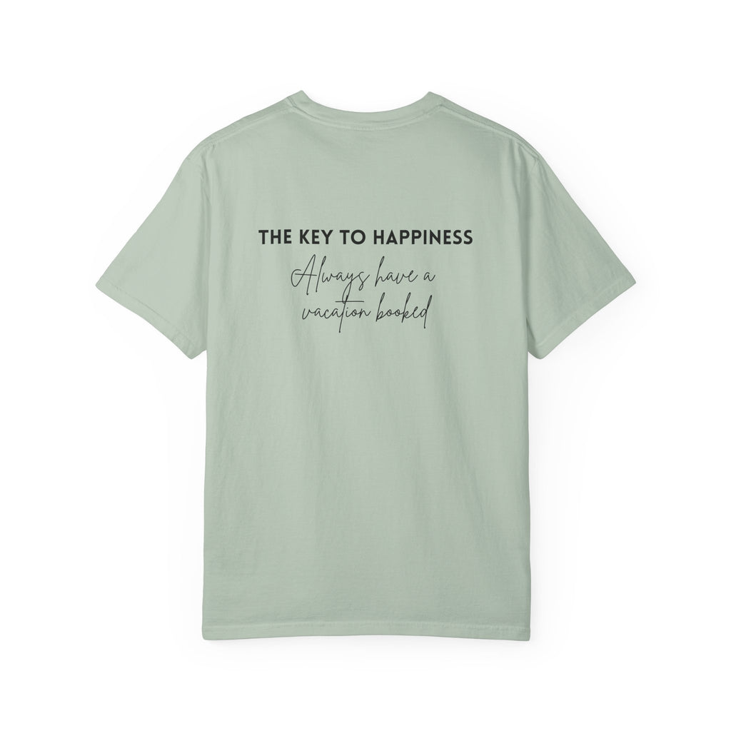 Comfort Colors Garment-Dyed Travel T-Shirt - 'We Trippin' & 'The Key to Happiness'