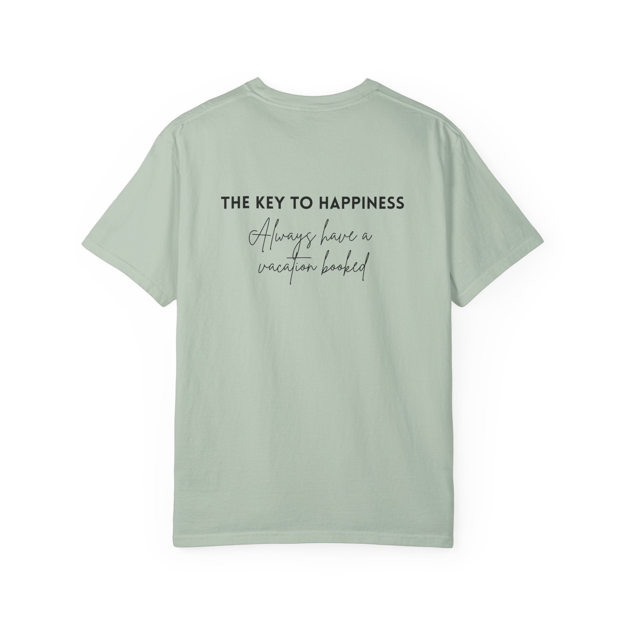 Comfort Colors Garment-Dyed Travel T-Shirt - 'We Trippin' & 'The Key to Happiness'