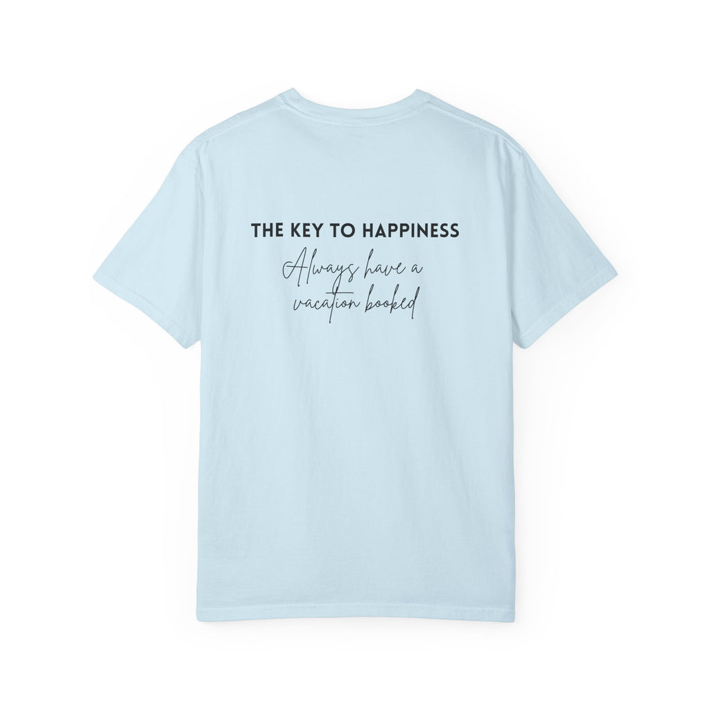 Comfort Colors Garment-Dyed Travel T-Shirt - 'We Trippin' & 'The Key to Happiness'