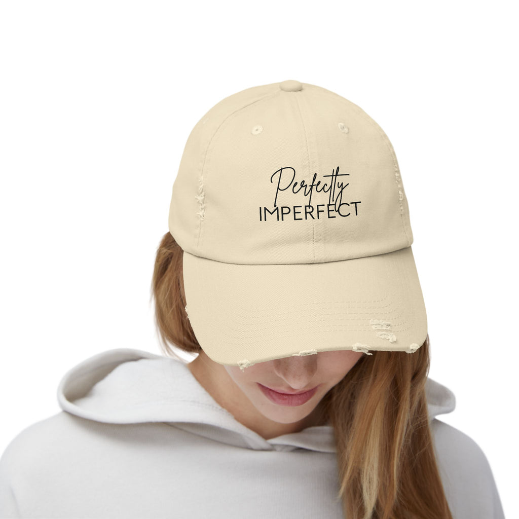 Distressed Cap - Trendy Unisex Hat for Casual Wear