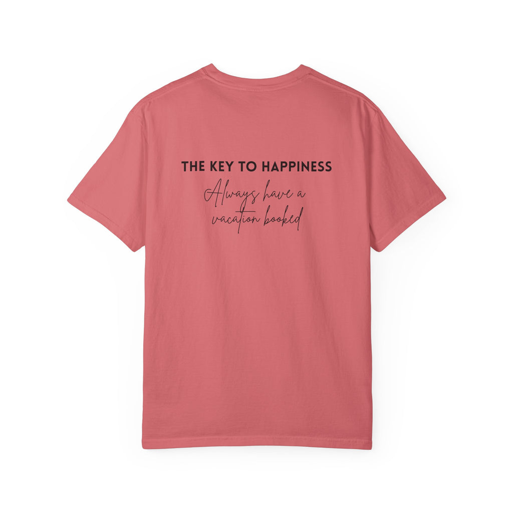 Comfort Colors Garment-Dyed Travel T-Shirt - 'We Trippin' & 'The Key to Happiness'