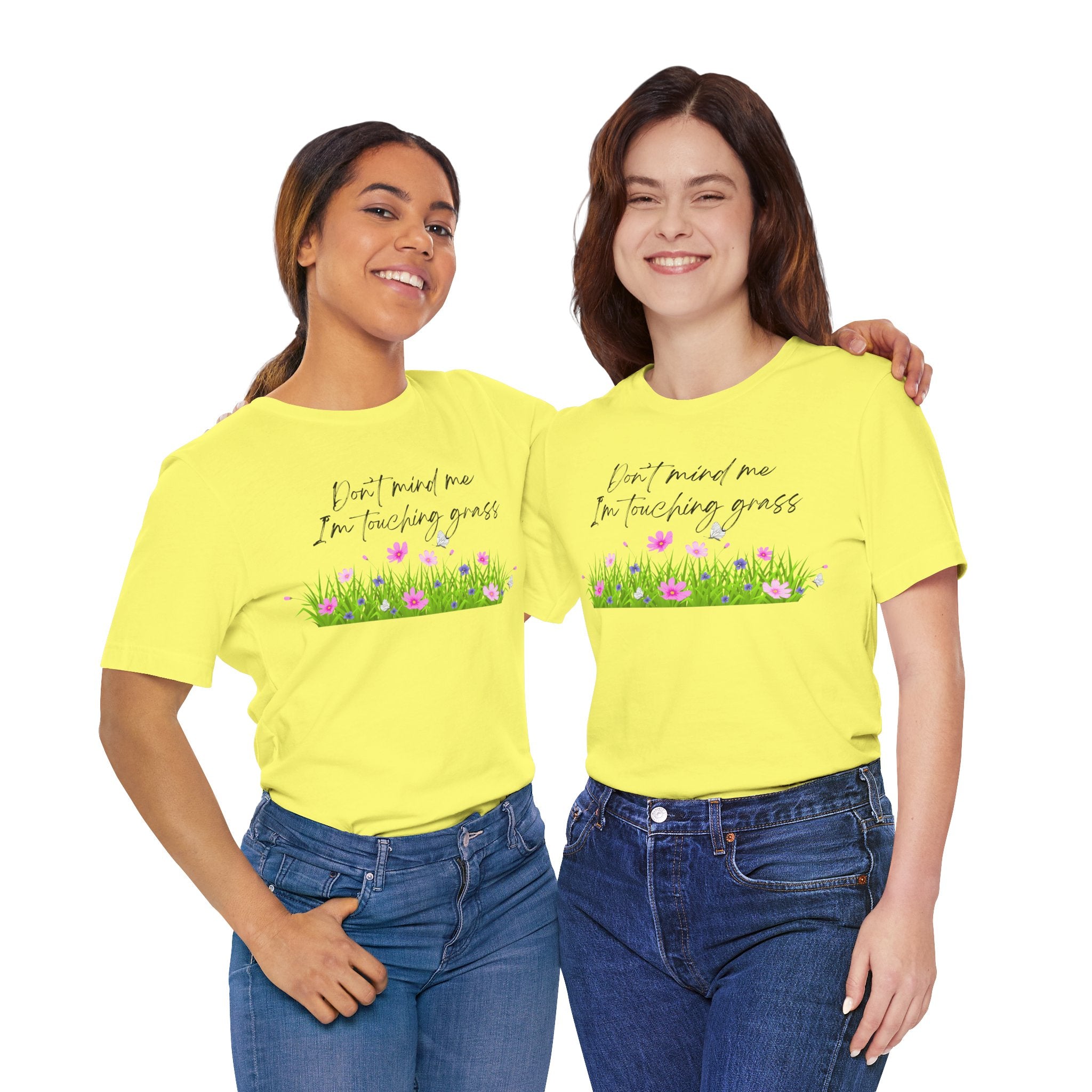 Don't Mind Me I'm Touching Grass T-Shirt | Casual Nature Tee for Outdoor Lovers